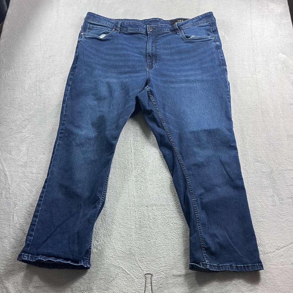 TPJ Creators of the Perfect‎ Jean Thick Thicc Mens 42x28 Dark Wash Blue Denim